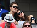 Phoebe Tonkin &amp; Paul Wesley en US Open, Aug 2014
