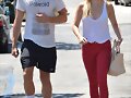 Claire Holt y su amigo Nick Hounslow en LA, 2014