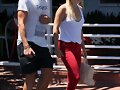 Claire Holt y su amigo Nick Hounslow en LA, 2014