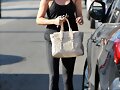 Claire Holt saliendo del gym en LA, Aug 13, 2014