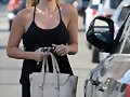 Claire Holt saliendo del gym en LA, Aug 13, 2014