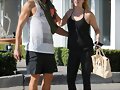 Claire Holt saliendo del gym en LA, Aug 13, 2014
