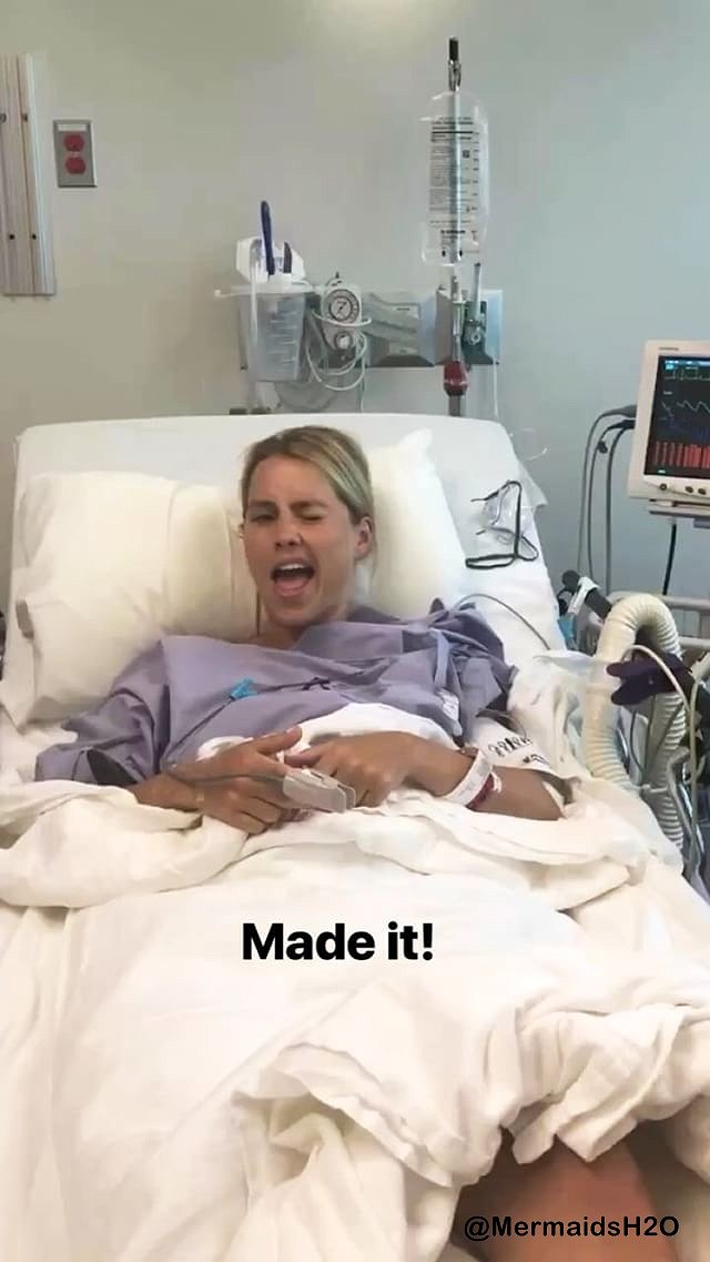 Claire Holt - Instagram Story April 2018