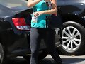 Claire Holt saliendo del gym en LA, Aug 26, 2014