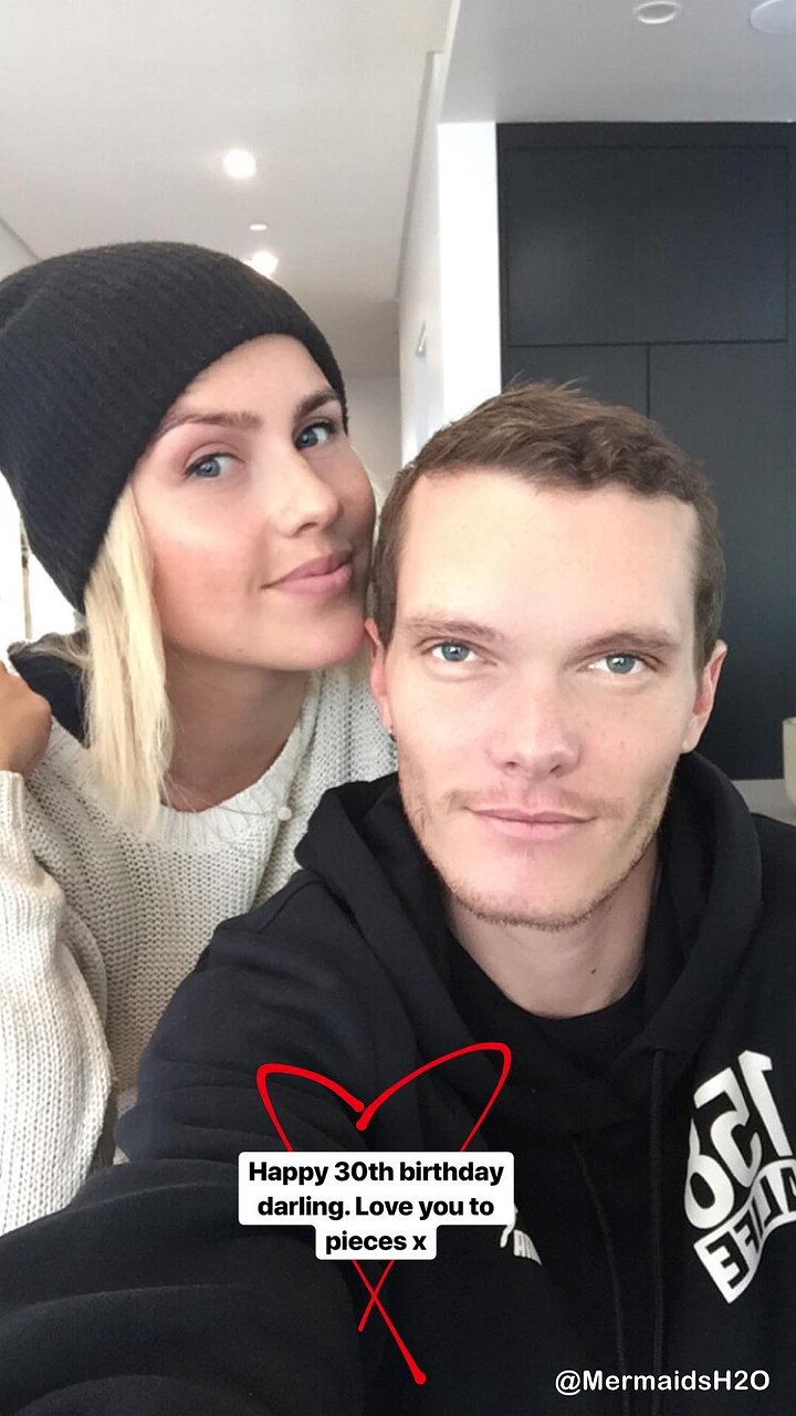 Claire Holt y su amigo Luke Baines
