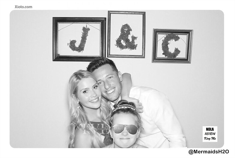 Claire Holt - photobooth boda de Candice 2014