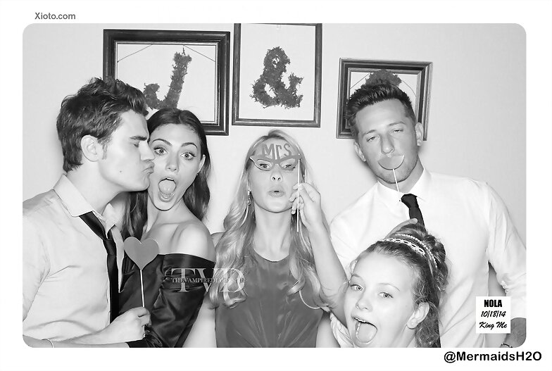 Claire & Phoebe - photobooth boda de Candice 2014