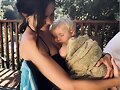 Phoebe Tonkin con el ni&ntilde;o de Teresa P | July 2018