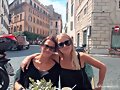 Claire Holt y su hermana en Italia | July 2018