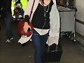 Phoebe Tonkin; LAX airport in Los Angeles