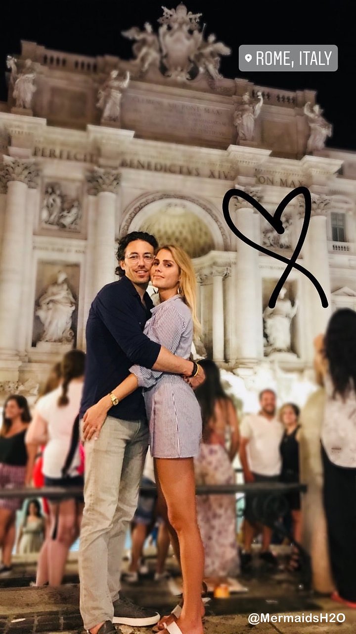 Claire Holt y Andrew Joblon en Italia | July 2018