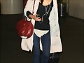 Phoebe Tonkin; LAX airport in Los Angeles