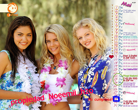 Calendario H2O Mayo de 2010