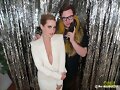 Claire Holt BTS photoshoot by Just Jared (2014)