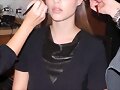 Claire Holt BTS photoshoot by Just Jared (2014)