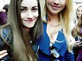 Claire Holt con fans en Paris | May 2014