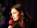 Phoebe Tonkin TVD Chicago convention,April 7, 2014