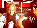 Claire Holt en el set de The Vampire Diaries T3