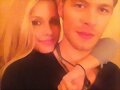 Claire con su compa&ntilde;ero Joseph Morgan