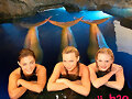 Cleo Bella y Rikki en el estanque de Mako!