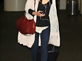 Phoebe Tonkin; LAX airport in Los Angeles