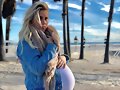 Claire Holt durante su embarazo | Marzo 2019