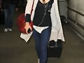 Phoebe Tonkin; LAX airport in Los Angeles