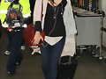 Phoebe Tonkin; LAX airport in Los Angeles