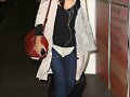 Phoebe Tonkin; LAX airport in Los Angeles