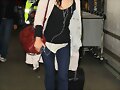 Phoebe Tonkin; LAX airport in Los Angeles