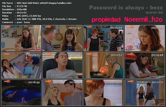 H2O capitulo 7: "Familias felices"  3ª temporada!
