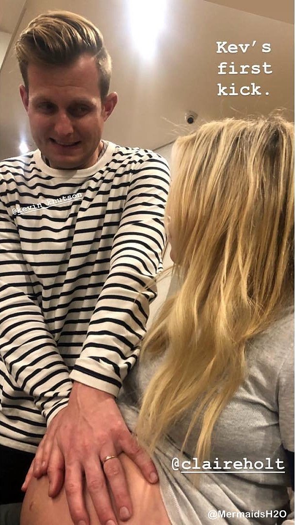 Claire Holt durante su embarazo | Marzo 2019