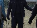 Luke Mitchell en el set de Blindspot 29-03-2017