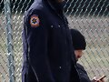Luke Mitchell en el set de Blindspot 29-03-2017