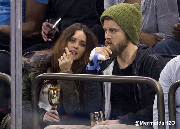 Luke Mitchell & Rebecca Breeds game day | 2017
