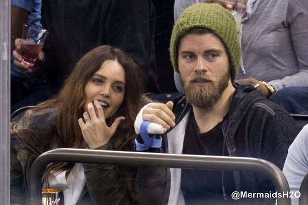 Luke Mitchell & Rebecca Breeds game day | 2017