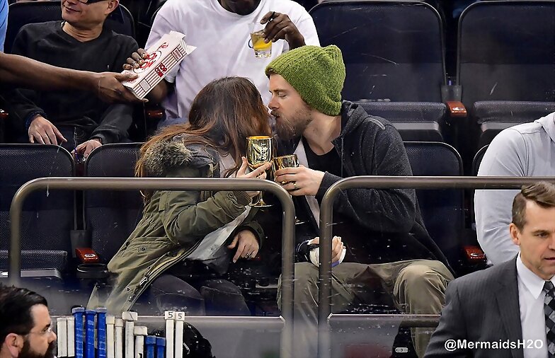 Luke Mitchell & Rebecca Breeds game day | 2017