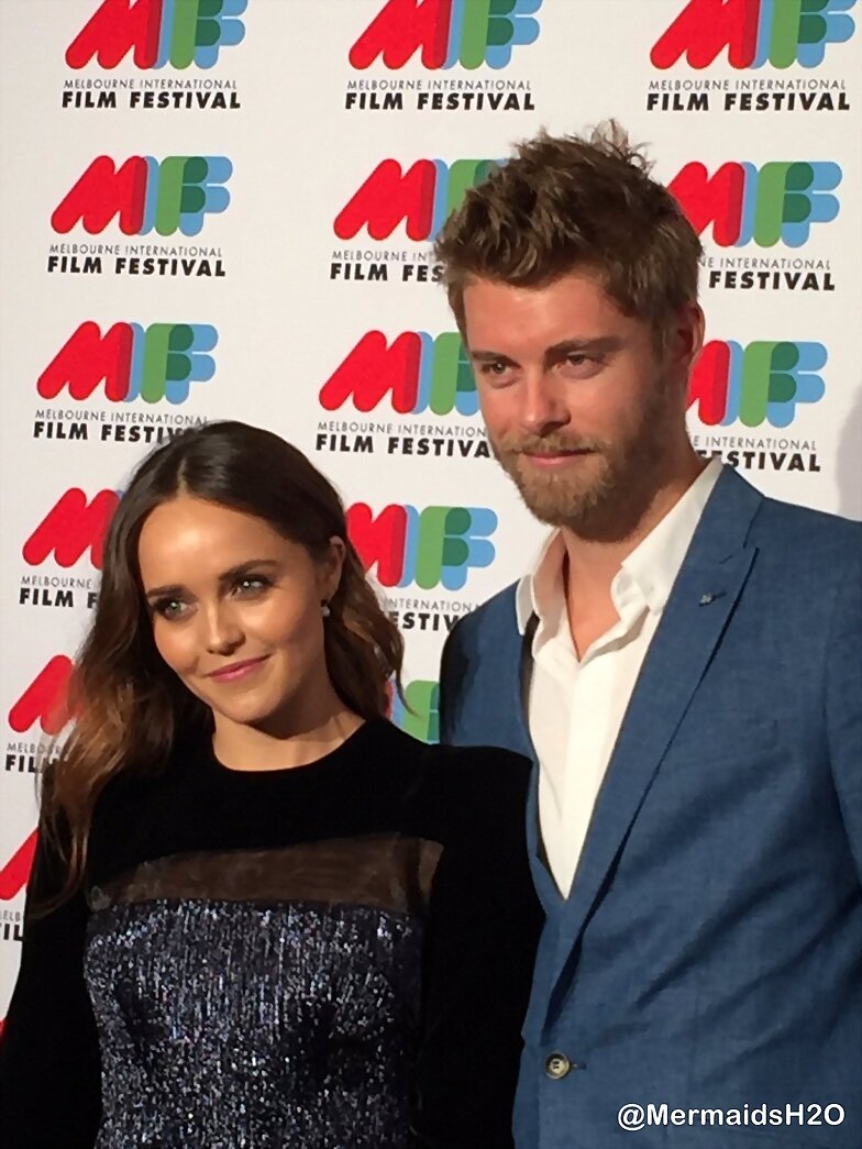Luke Mitchell & Rebecca Breeds movie premiere 2017