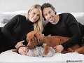 Claire Holt &amp; Andrew Joblon con su hijo James