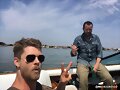 Luke Mitchell en el set de Blindspot S3