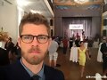 Luke Mitchell en el set de Blindspot S3