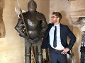Luke Mitchell en el set de Blindspot S3