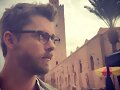Luke Mitchell en el set de Blindspot S3
