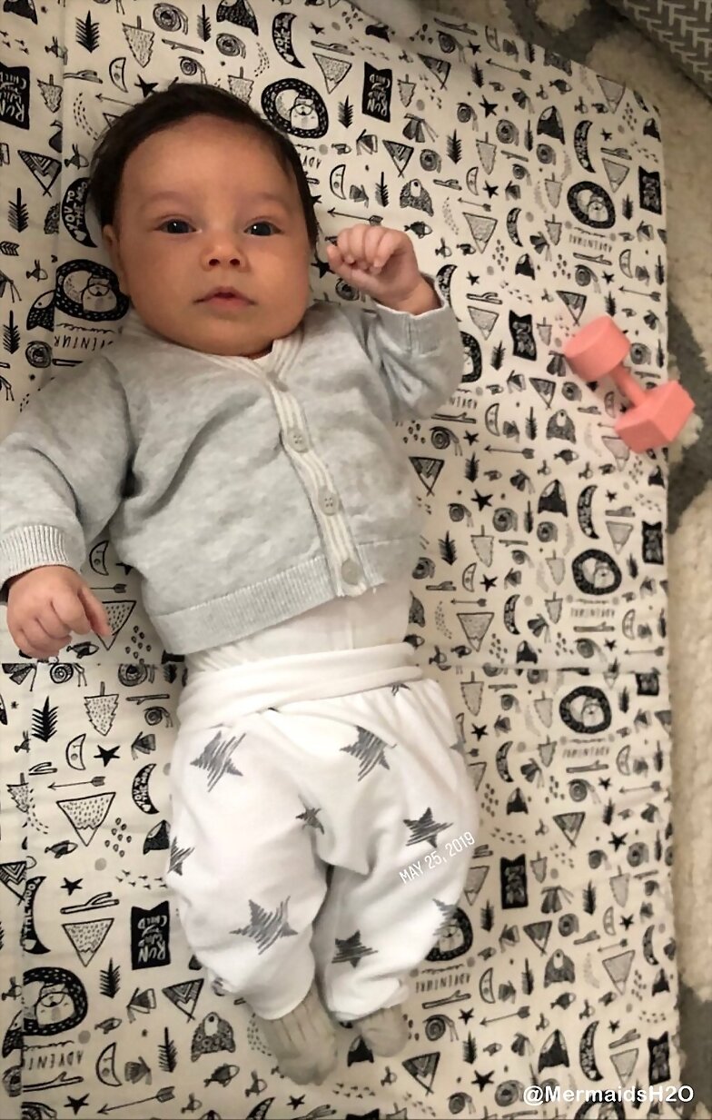 El hijo de Claire Holt, James Holt Joblon