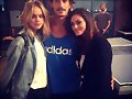 Phoebe Tonkin BTS photoshoot Cotton On 2014