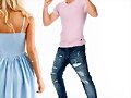 Luke Mitchell photoshoot con Samara Weaving