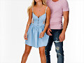 Luke Mitchell photoshoot con Samara Weaving