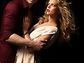 Luke Mitchell photoshoot con Samara Weaving