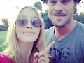 Claire Holt bts en la serie Aquarius (2015)