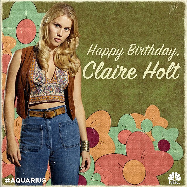 Poster de Claire Holt en la serie Aquarius (2015)